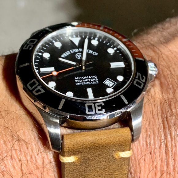 West End Watch Impermeable Swiss Diver Sapphire - Picture 3 of 16